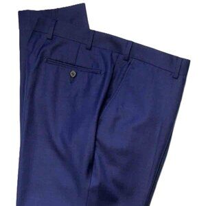 SUITSUPPLY Dress Pants Italian Wool Brescia Slim Fit Trouser Size 33 X 27